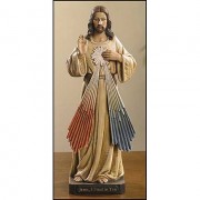 Divine Mercy Statue Resin 8 inch w/Gift Box Divine Mercy Statue Resin 8 inch w/Gift Box