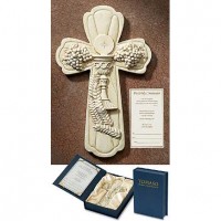 First Communion Boxed Cross Resin 7 1/2 inch