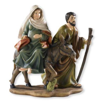 Flight to Egypt 8 inch Resin Statue - 886083317231 - VG012 Flight to Egypt 8 inch Resin Statue - 886083317231 - VG012