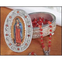 Guadalupe Rosary Resin Box