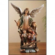 Guardian Angel Statue Resin 9 inch w/Gift Box Guardian Angel Statue Resin 9 inch w/Gift Box