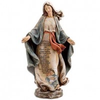 Hail Mary Figurine Resin 12 inch High