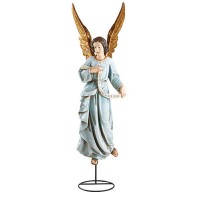 Hand Painted Gloria Angel - Figurine 32in.