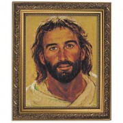 Head of Christ 8x10 Print w/Gold Finish Frame Head of Christ 8x10 Print w/Gold Finish Frame