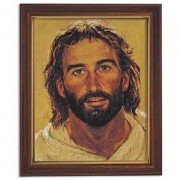 Head of Christ 8x10 Print w/Wood Finish Frame Head of Christ 8x10 Print w/Wood Finish Frame