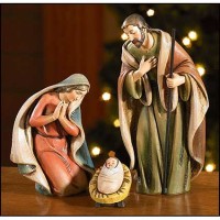 Holy Family Nativity 3 Piece Set Resin Holy Family Nativity 3 Piece Set Resin
