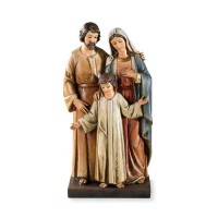 Holy Family Statue Resin 8 inch w/Gift Box Holy Family Statue Resin 8 inch w/Gift Box