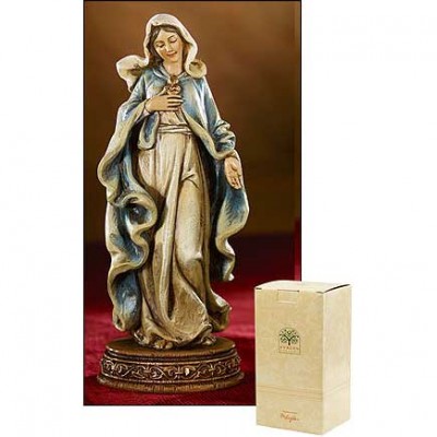 Immaculate Heart Resin Statue 6 inch w/Gift Box - 780090975586 - ND123 Immaculate Heart Resin Statue 6 inch w/Gift Box - 780090975586 - ND123
