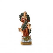 Mary, Untier/Undoer of Knots Resin Statue 8 inch - Boxed Mary, Untier/Undoer of Knots Resin Statue 8 inch - Boxed