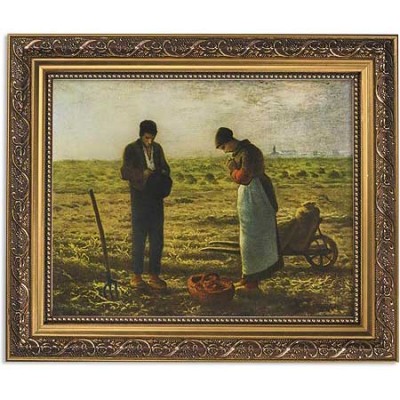 Millet: The Angelus 11x13 inch Framed Print - 886083236525 - 79-217 Millet: The Angelus 11x13 inch Framed Print - 886083236525 - 79-217