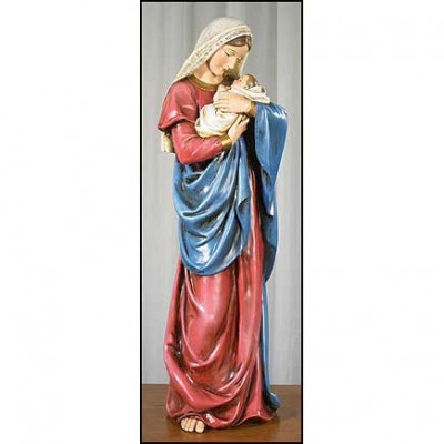 Mother s Kiss Statue - Colored Resin 23 inch - 886083119859 - RC761