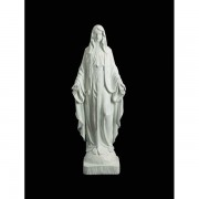 Our Lady of Grace - 48 inch White Resin Church-Sized Statue