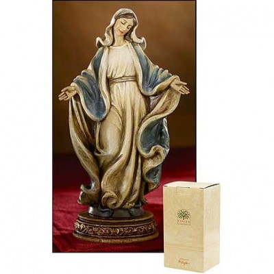 Our Lady of Grace Resin Statue 6.25 inch w/Gift Box - 780090975623 - ND127