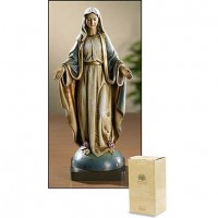 Our Lady of Grace Statue Resin 8.25 inch w/Gift Box Our Lady of Grace Statue Resin 8.25 inch w/Gift Box
