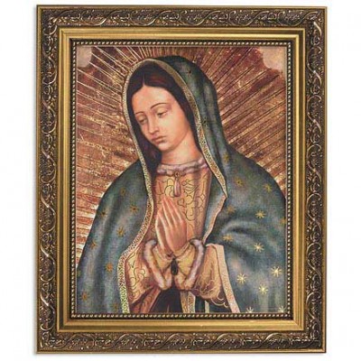 Our Lady of Guadalupe 8x10 inch Print w/Gold Finish Frame - 886083236556 - 79-231 Our Lady of Guadalupe 8x10 inch Print w/Gold Finish Frame - 886083236556 - 79-231