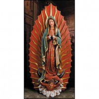 Our Lady of Guadalupe Church Sized Statue 53 1/8 inch Our Lady of Guadalupe Church Sized Statue 53 1/8 inch