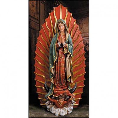 Our Lady of Guadalupe Church Sized Statue 53 1/8 inch - 886083183294 - TC115 Our Lady of Guadalupe Church Sized Statue 53 1/8 inch - 886083183294 - TC115