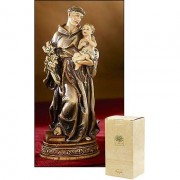 Saint Anthony Resin Statue 6.5 inch w/Gift Box Saint Anthony Resin Statue 6.5 inch w/Gift Box