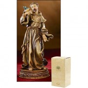 Saint Francis Resin Statue 6.25 inch w/Gift Box