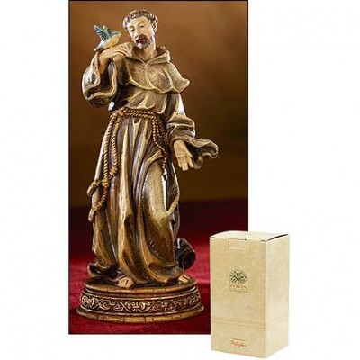 Saint Francis Resin Statue 6.25 inch w/Gift Box - 780090975678 - ND132 Saint Francis Resin Statue 6.25 inch w/Gift Box - 780090975678 - ND132