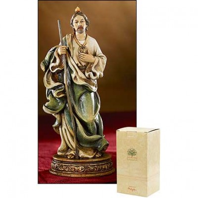 Saint Jude Resin Statue 6.75 inch w/Gift Box - 780090975616 - ND126