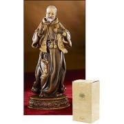 Saint Pio Statue Resin Statue 6.25 inch w/Gift Box