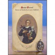 St. Gerard (Motherhood and Childbirth) Healing Catholic Prayer Card w/Medal - 6pk St. Gerard (Motherhood and Childbirth) Healing Catholic Prayer Card w/Medal - 6pk