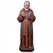 St Pio Statue Resin 49 1/4 inch Church Sized
