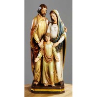 Val Gardena Italy Holy Family Resin Statue 5x4x12 inch Val Gardena Italy Holy Family Resin Statue 5x4x12 inch