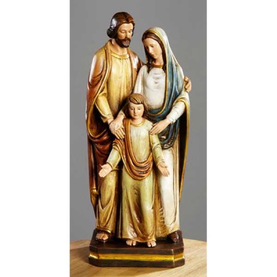 Val Gardena Italy Holy Family Resin Statue 5x4x12 inch - 886083347689 - WC003
