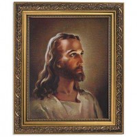 Warner Sallman's Head of Christ 11x13 inch Framed Print Warner Sallman's Head of Christ 11x13 inch Framed Print