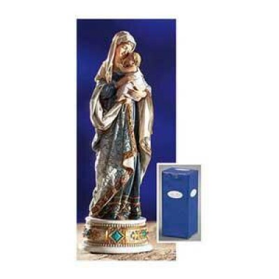 Adoring Madonna and Child Musical Figurine - 8.5in.H - 886083311246 - VC838