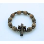 Brazilian Wood Rosary Bracelet - (Pack of 2)