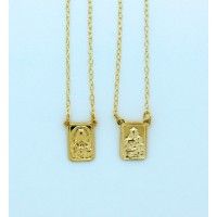 Brazilian Gold Plated Scapular