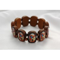 Brazilian Wood Bracelet, St. Michael - (Pack of 2)