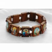 Brazilian Wood Bracelet, Brown, Extra Large Fit - (Pack of 2)
