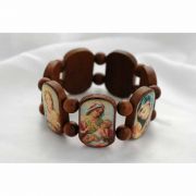 Brazilian Wood Bracelet, Brown, Color Madonnas