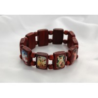 Brazilian Wood Bracelet, Angels - (Pack of 2)