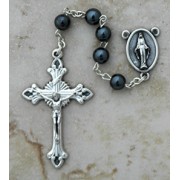 Italian Hematite Rosary, Round