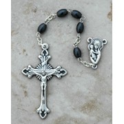 Italian Hematite Rosary, Ovals