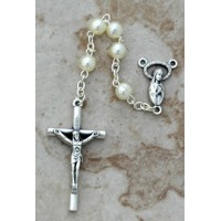 Italian Rosary, Pearl, White