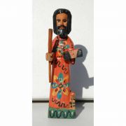 Hand Carved Wooden Santo from Guatemala, Small St. John