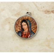 Two Sided Medal, Guadalupe - (Pack of 2)