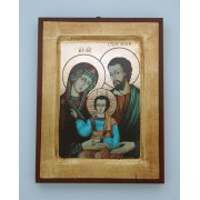 Greek Icon, Holy Family, 5x7 in.