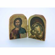 Greek Icon, Small Diptych, 2 in. - (Pack of 2)