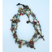 Multi-Colored Freshwater Pearl Wrap Bracelet