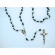 Hematite Swirl Rosary from Fatima