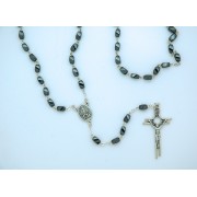 Hematite Swirl Rosary from Fatima