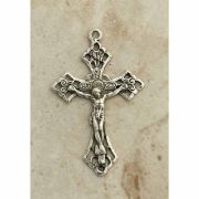 Sterling Silver Crucifix, Europe, 1920's, 1 3/4 in.