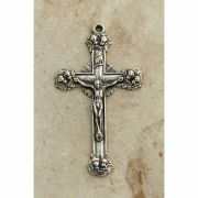 Sterling Silver Crucifix, Unknown Origin, 2 in.
